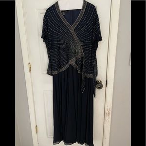 Jkara Blue Sequin Dress